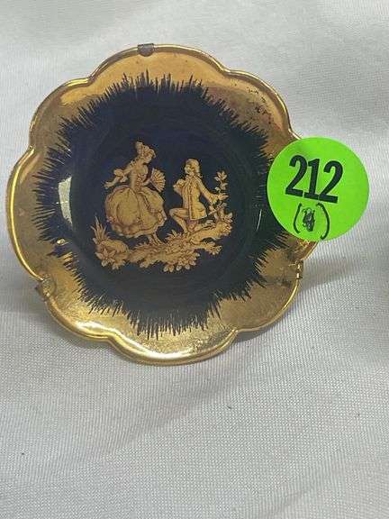 Porcelaine d'Art Limoges Dish and Trinket Box