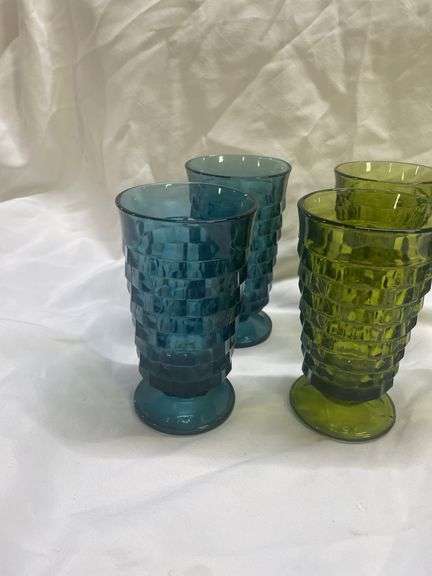 Indiana Glass Pitcher and (5) Tumblers