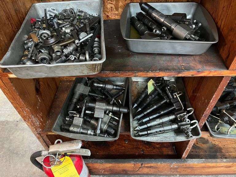 Shelf of Injector Parts