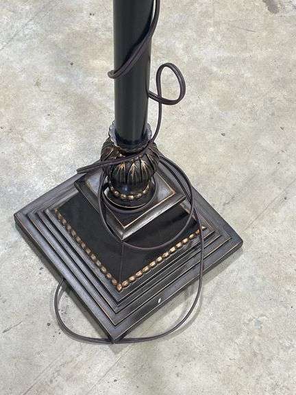 Decorative Floor Lamp with White Shade