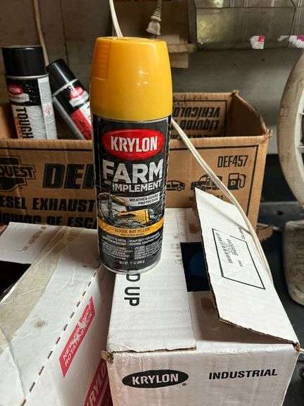 Boxes of Spray Paint
