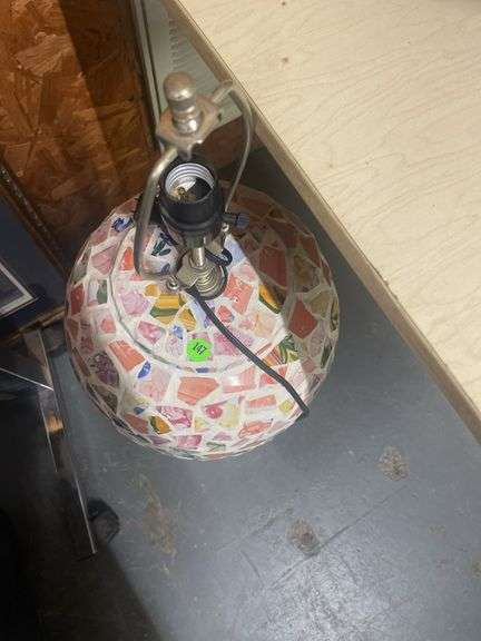 Mosaic Pottery Tile Table Lamp
