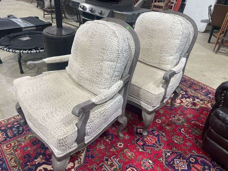 Pair of Upholstered Accent Chairs
