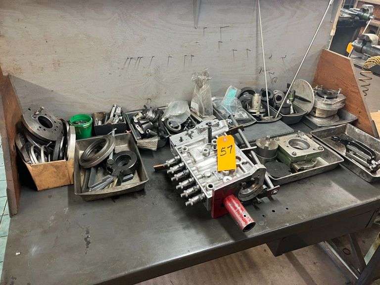 Group of Parts & Plates in Pans