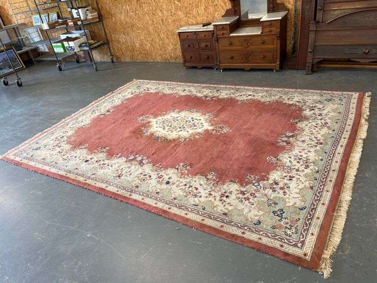 Large Floral Area Rug