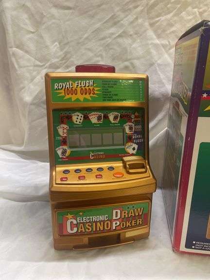 Electronic Casino Draw Poker Game