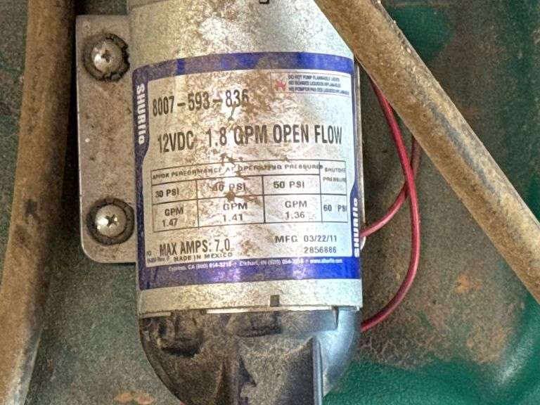Shurflo 12VDC 25-Gallon Sprayer Tank with Wand