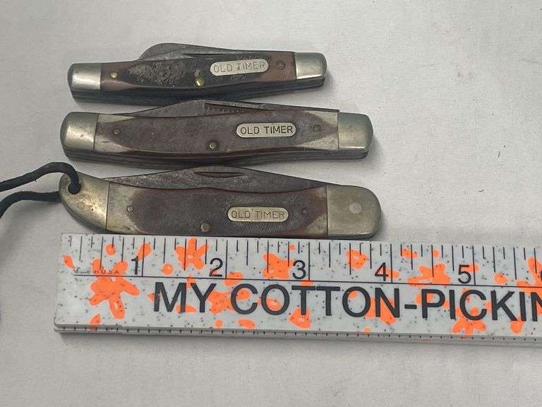 (3) Old Timer Pocket Knives