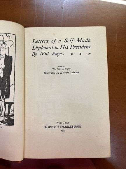 Will Rogers Book Collection
