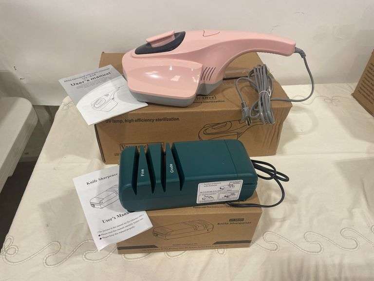 Mite Removal Vacuum Cleaner and Electric Knife Sharpener