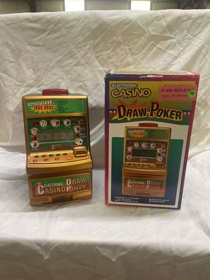 Electronic Casino Draw Poker Game