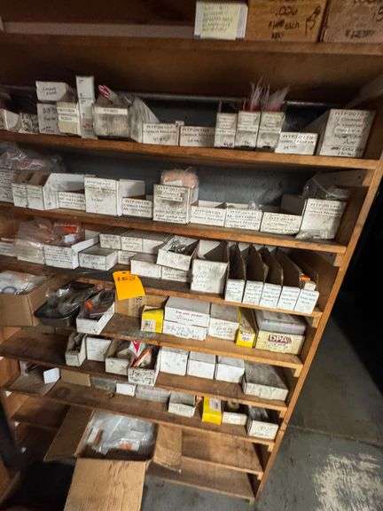 Wood Shelf & All Contents of Parts