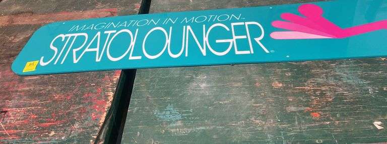 Stratolounger Comfort Center Advertising Sign
