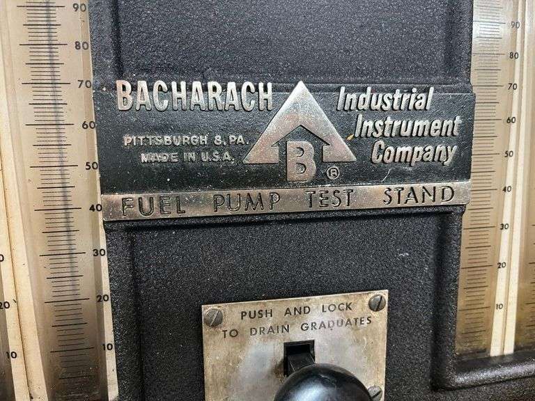 Bacharach I-7500 Fuel Pump Test Stand