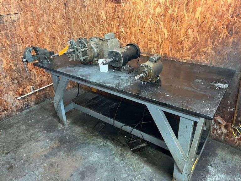 Table with Vise & (3) Motors