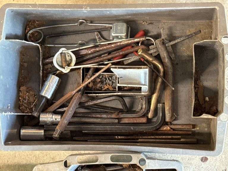 (2) Plastic Boxes of Allen Bits and Chisel Points