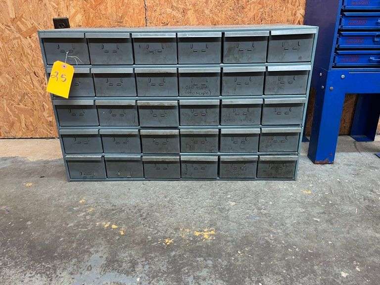 Metal Storage with 30 Pull Out Drawers