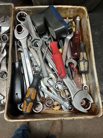 (2) Pans of Wrenches