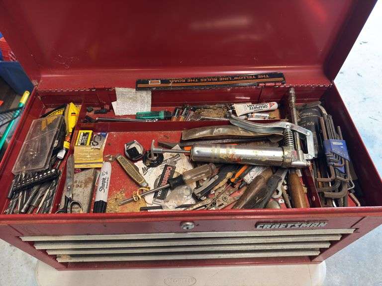 Craftsman Tool Chest with Assorted Tools