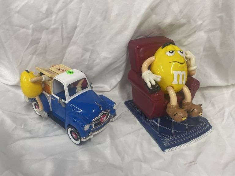 (2) M&M's Candy Dispensers