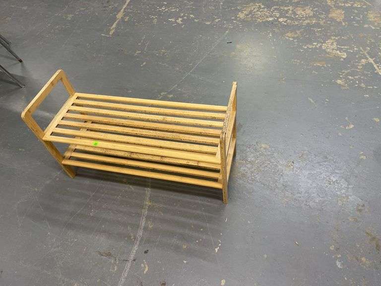 Wood Shoe Rack