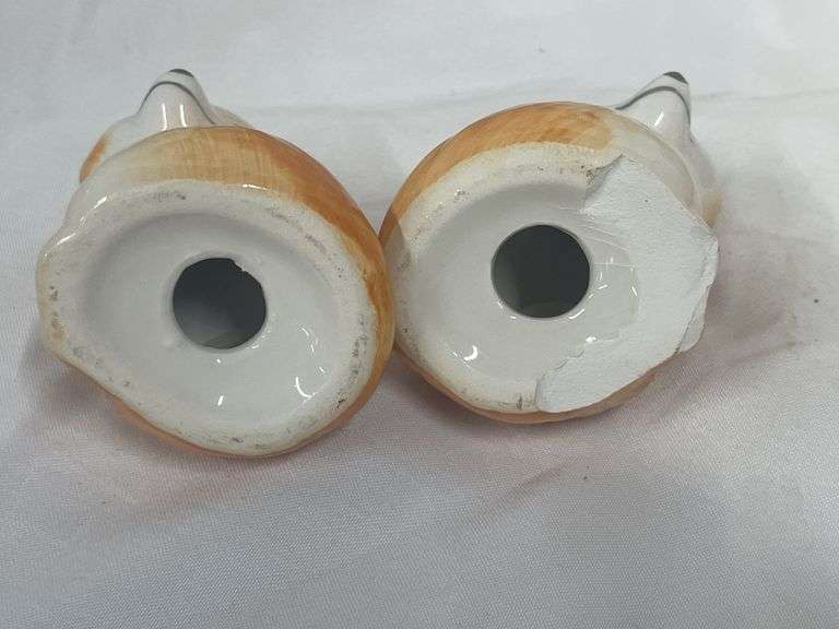 Fox Cookie Jar with Salt and Pepper Shakers