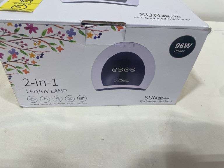 UV Nail Light, BP Cuff, Hair Remover, Power Bank, and Charger