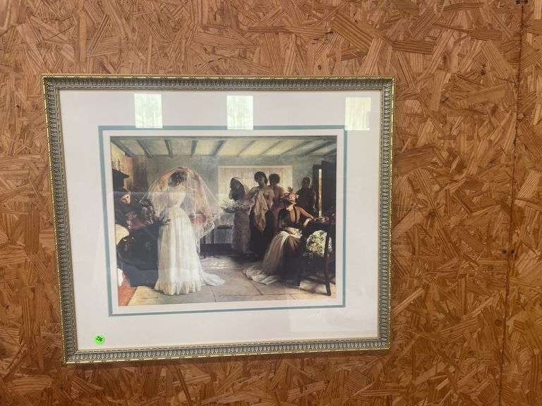 Framed Art Print - Wedding Scene
