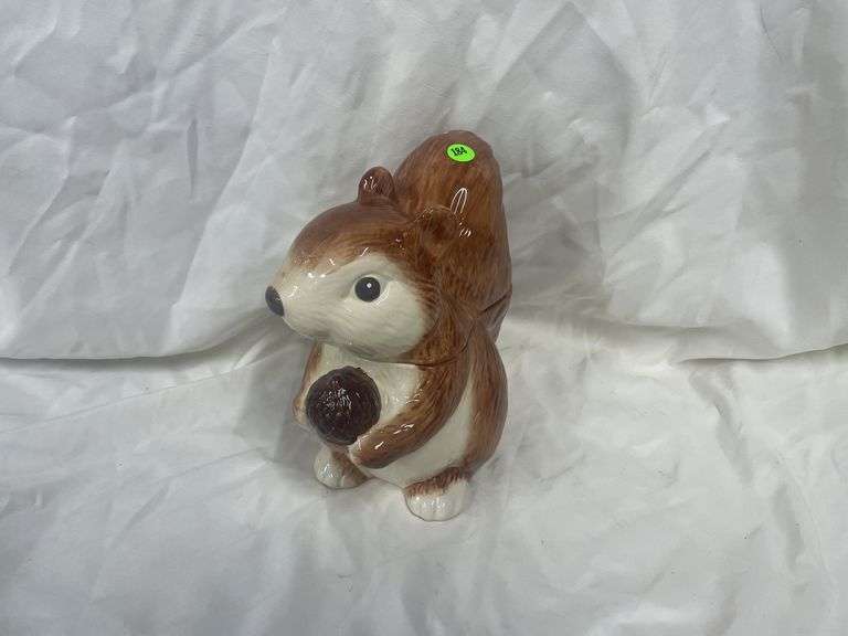 Squirrel Cookie Jar and Salt Shaker