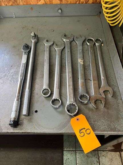 Group of Large Wrenches