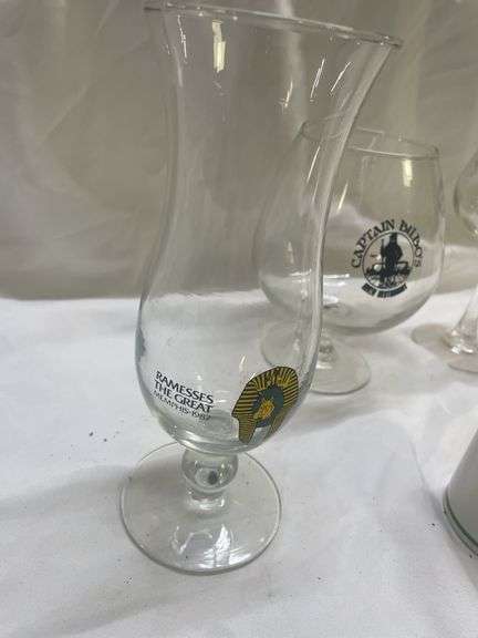 Mixed Lot of Collectible Advertising Glasses