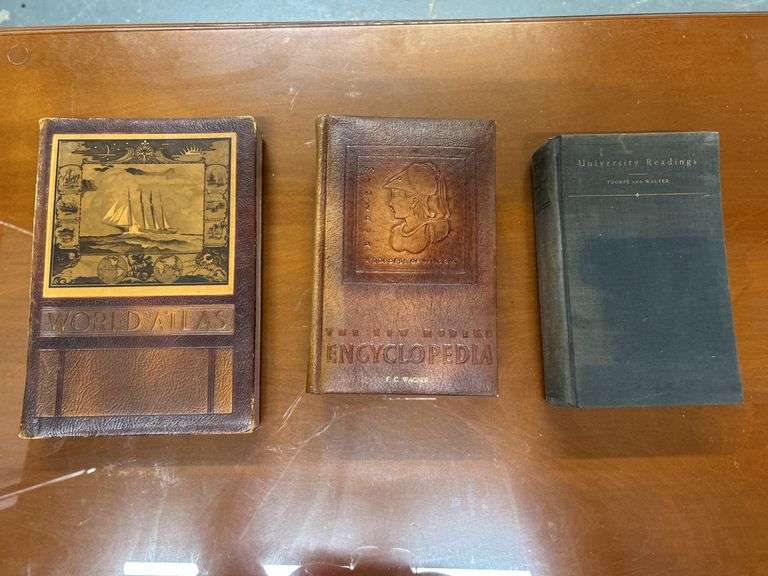(3) Vintage Academic Books