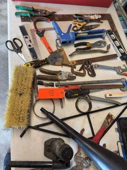 Variety of Mixed Hand Tools and Accessories