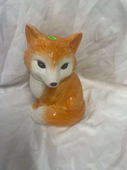 Fox Cookie Jar with Salt and Pepper Shakers