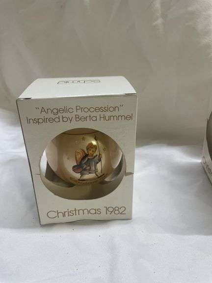 (3) Schmid Berta Hummel Christmas Ornaments