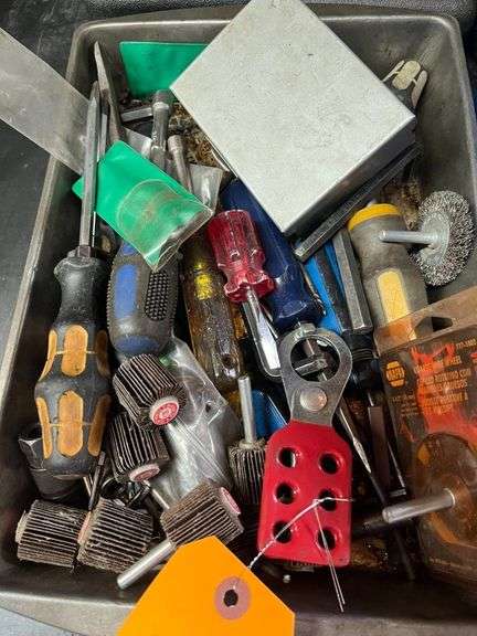 Pans of Miscellaneous Tools, Boxes of Helicoils