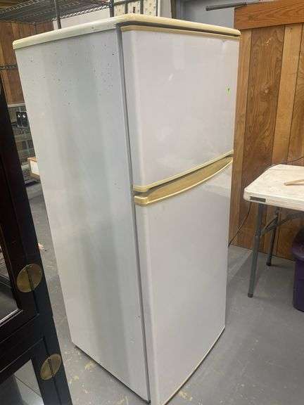 White Top Freezer Refrigerator