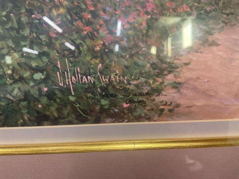 Framed J. Hollan Swain Signed Print