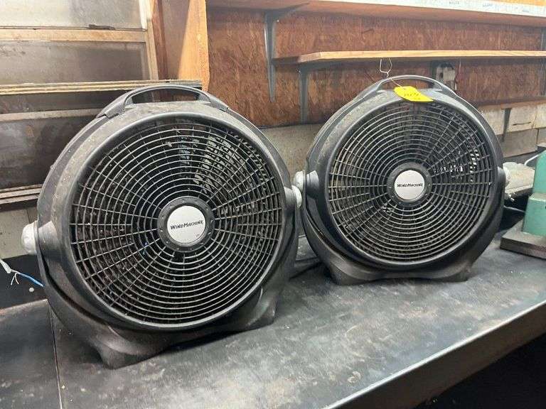 (2) Windmachine Fans