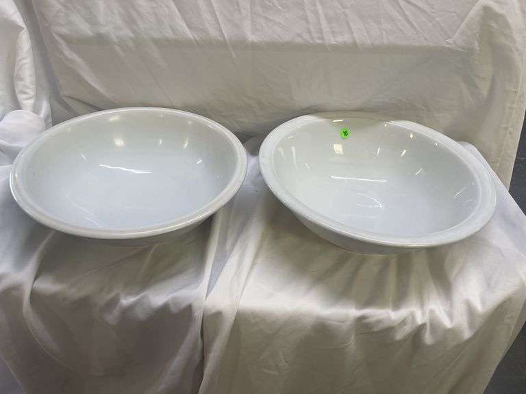 (2) Ironstone China Bowls