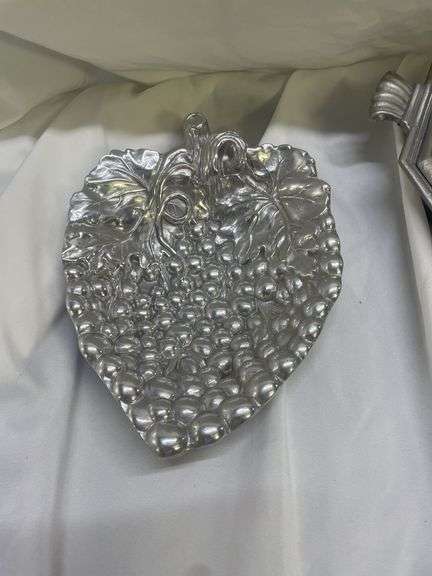 Pewter Dish and Serving Tray