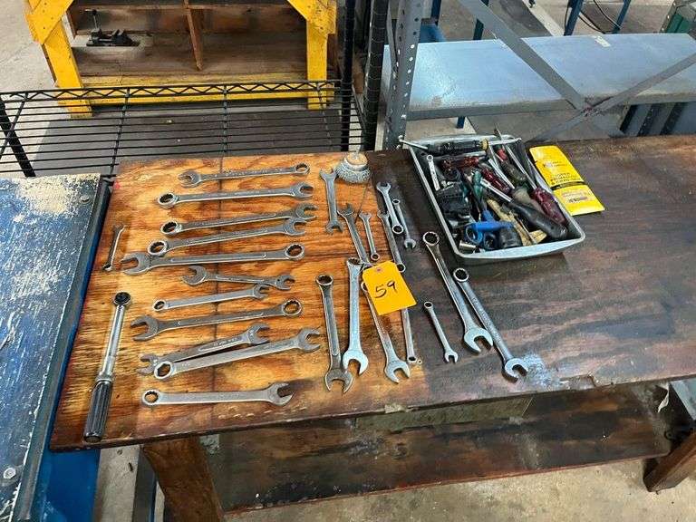 Group of Wrenches & Miscellaneous Tools