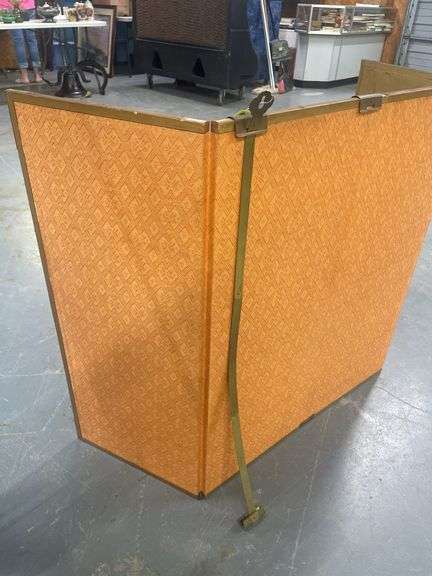 Asian Style Four Panel Screen with Landscape Art