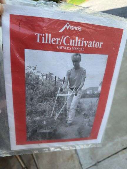 Mantis Tiller/Cultivator with Manual