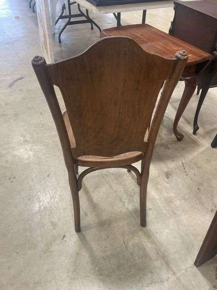 Wooden Chair with Carved Detail