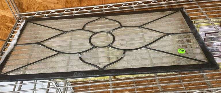 Leaded Glass Window Panel