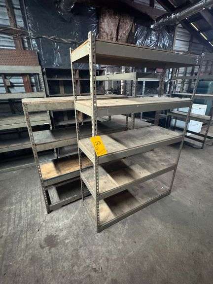 (9) Metal Shelves