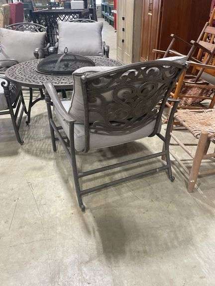 Outdoor Patio Set with Fire Pit