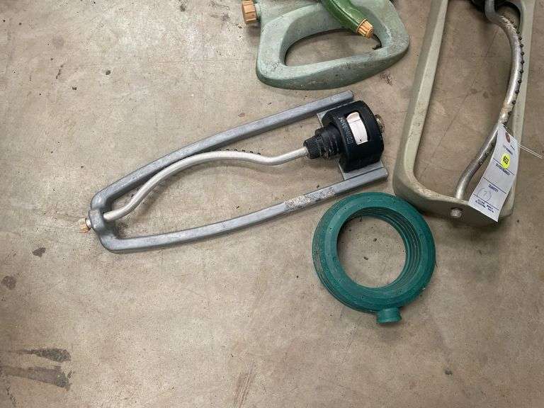 (3) Garden Pots and (4) Sprinklers