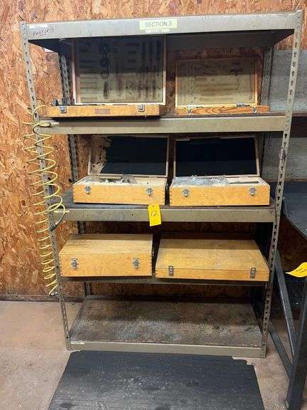 (3) Metal Shelves